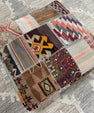 Turkish Kilim Ottoman Pouffe 39"x39"x12" #21-P