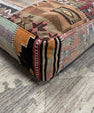 Turkish Kilim Ottoman Pouffe 39"x39"x12" #21-P