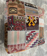 Turkish Kilim Ottoman Pouffe 39"x39"x12" #21-P
