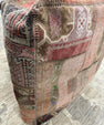 Turkish Kilim Ottoman Pouffe 39"x39"x12" #04-P