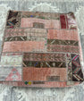 Turkish Kilim Ottoman Pouffe 39"x39"x12" #04-P
