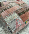 Turkish Kilim Ottoman Pouffe 39"x39"x12" #04-P
