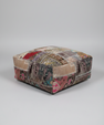 Turkish Kilim Ottoman Pouffe 39"x39"x12" #16-P