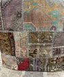Turkish Kilim Ottoman Pouffe 39"x39"x12" #16-P
