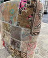 Turkish Kilim Ottoman Pouffe 39"x39"x12" #16-P