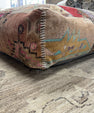 Turkish Kilim Ottoman Pouffe 39"x39"x12" #16-P