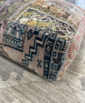 Turkish Kilim Ottoman Pouffe 39"x39"x12" #16-P