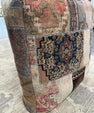 Turkish Kilim Ottoman Pouffe 39"x39"x12" #18-P