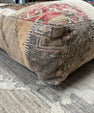 Turkish Kilim Ottoman Pouffe 39"x39"x12" #18-P