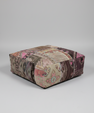 Turkish Kilim Ottoman Pouffe 39"x39"x12" #19-P