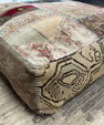 Turkish Kilim Ottoman Pouffe 39"x39"x12" #20-P