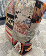 Turkish Kilim Ottoman Pouffe 39"x39"x12" #24-P