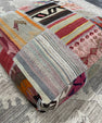 Turkish Kilim Ottoman Pouffe 39"x39"x12" #24-P