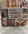 Turkish Kilim Ottoman Pouffe 39"x39"x12" #01-P