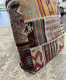 Turkish Kilim Ottoman Pouffe 39"x39"x12" #01-P