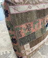 Turkish Kilim Ottoman Pouffe 39"x39"x12" #03-P