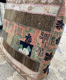 Turkish Kilim Ottoman Pouffe 39"x39"x12" #03-P