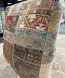 Turkish Kilim Ottoman Pouffe 39"x39"x12" #23-P
