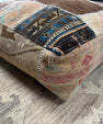 Turkish Kilim Ottoman Pouffe 39"x39"x12" #23-P