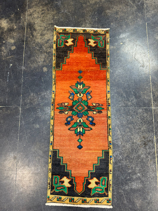 Turkish Yastik Rug 1'4" x 4' #23724