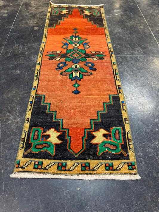 Turkish Yastik Rug 1'4" x 4' #23724