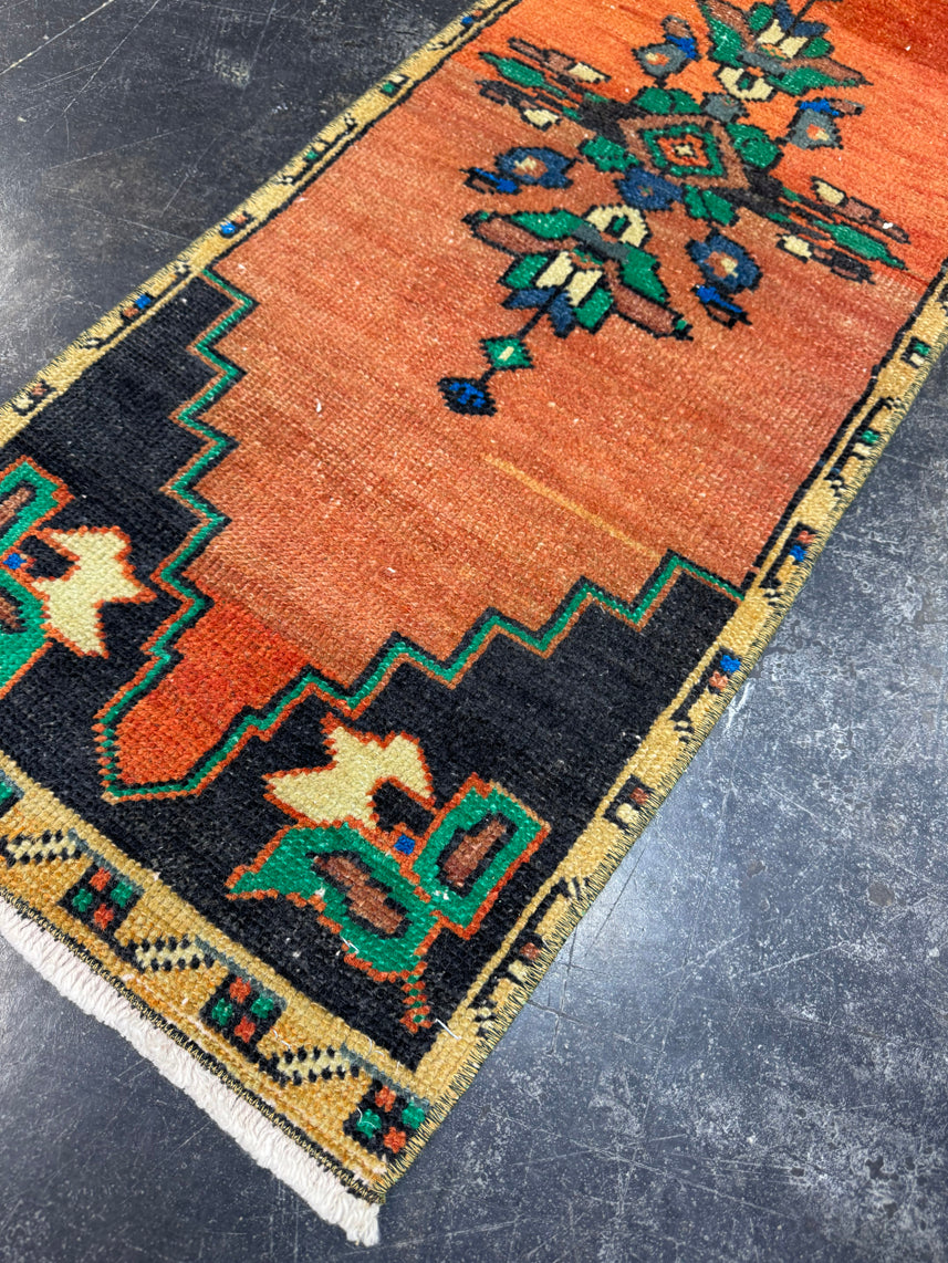 Turkish Yastik Rug 1'4" x 4' #23724