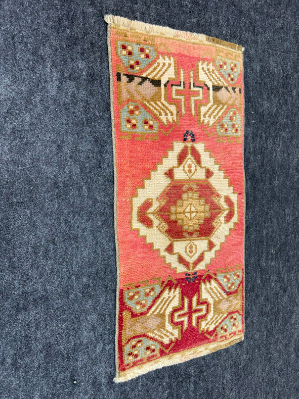Turkish Yastik Rug  1'4" x  2'9" #23953