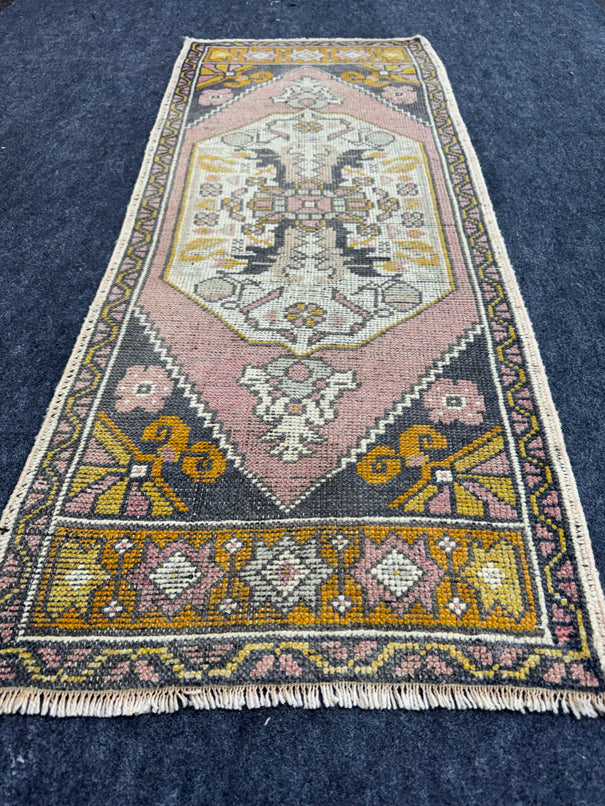 Turkish Yastik Rug  1'9" x  4'1" #23954