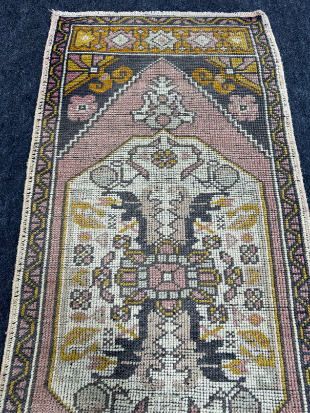 Turkish Yastik Rug  1'9" x  4'1" #23954
