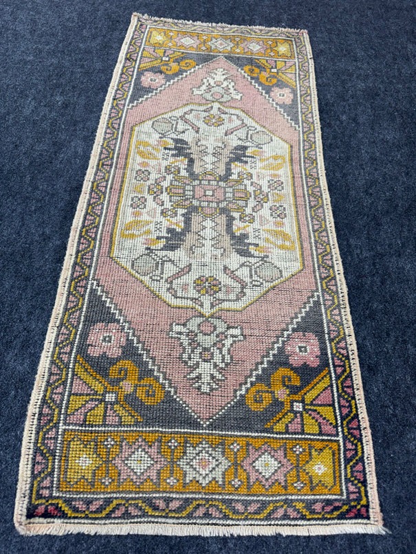 Turkish Yastik Rug  1'9" x  4'1" #23954