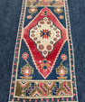 Turkish Yastik Rug  1'10" x 3'9" #23943