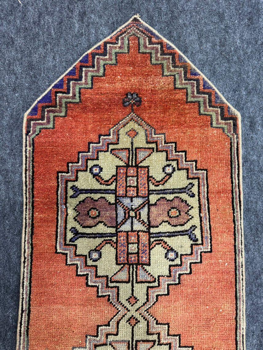 Turkish Yastik Rug  1'9" x  4'9" #23940
