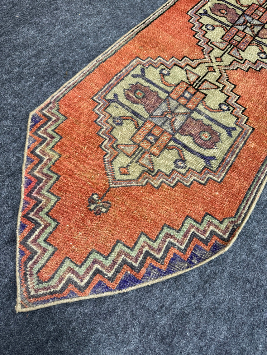 Turkish Yastik Rug  1'9" x  4'9" #23940