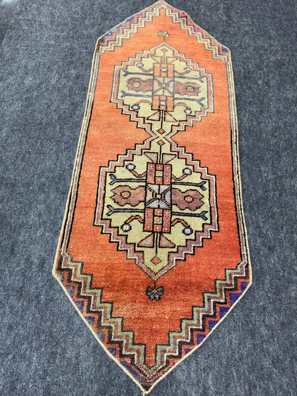 Turkish Yastik Rug  1'9" x  4'9" #23940