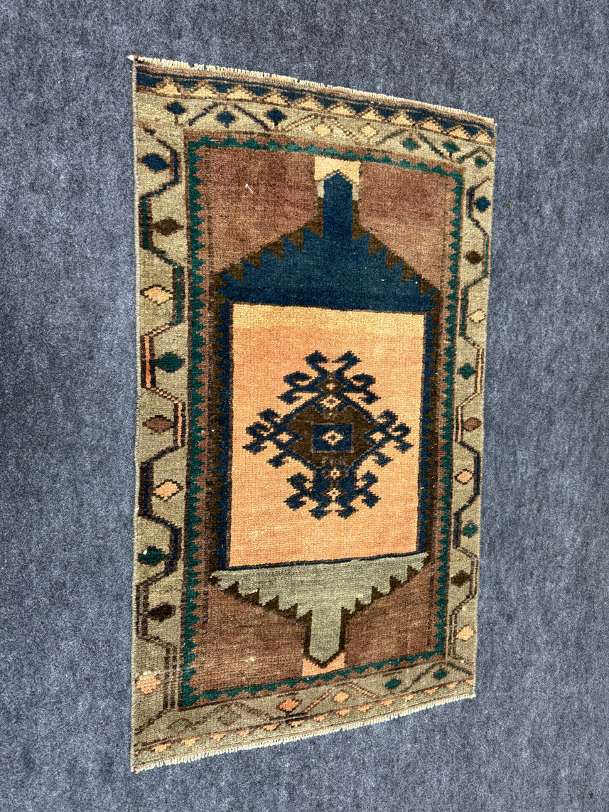 Turkish Yastik Rug 1'9" x  2'9" #23928