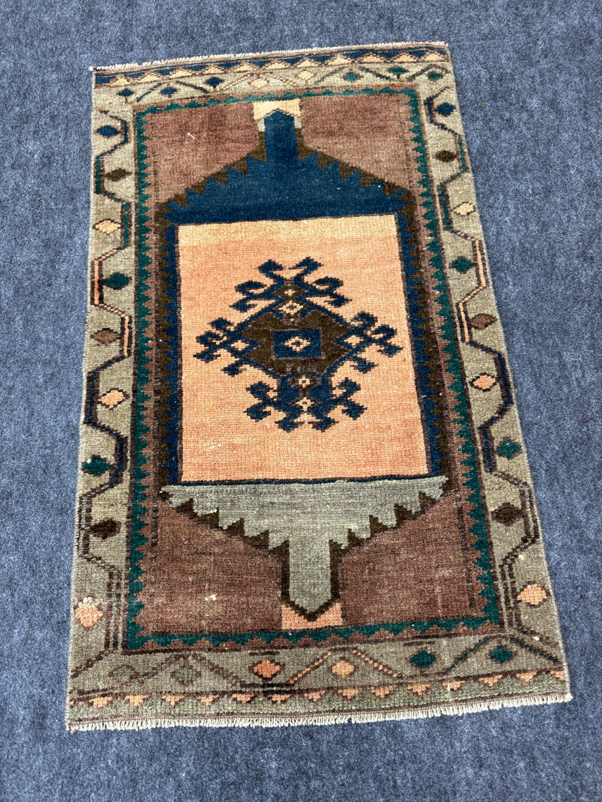 Turkish Yastik Rug 1'9" x  2'9" #23928