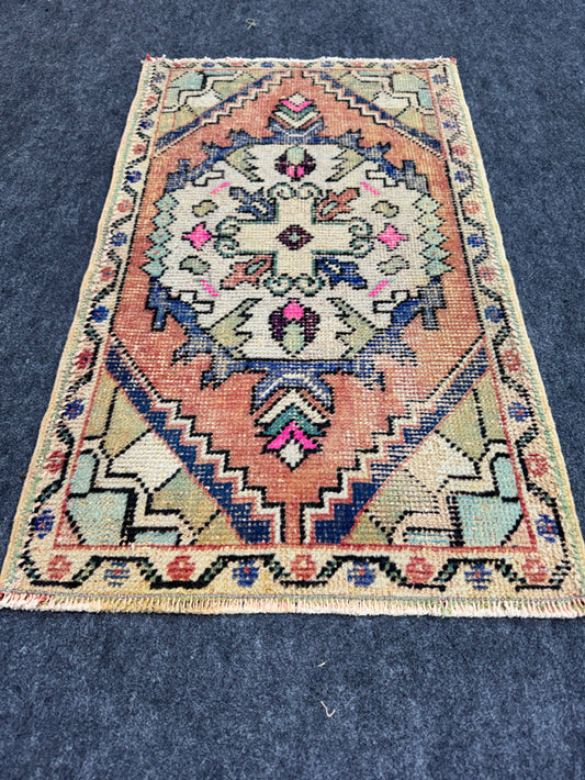 Turkish Yastik Rug  1'10" x  3'1" #23926