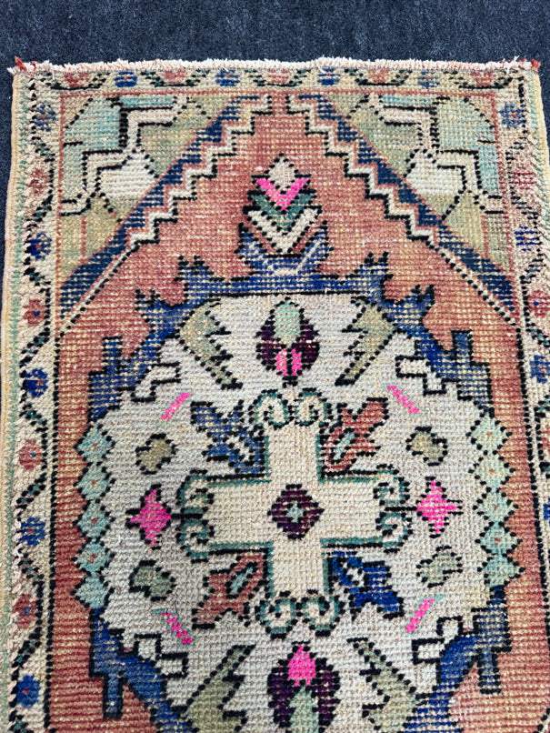 Turkish Yastik Rug  1'10" x  3'1" #23926