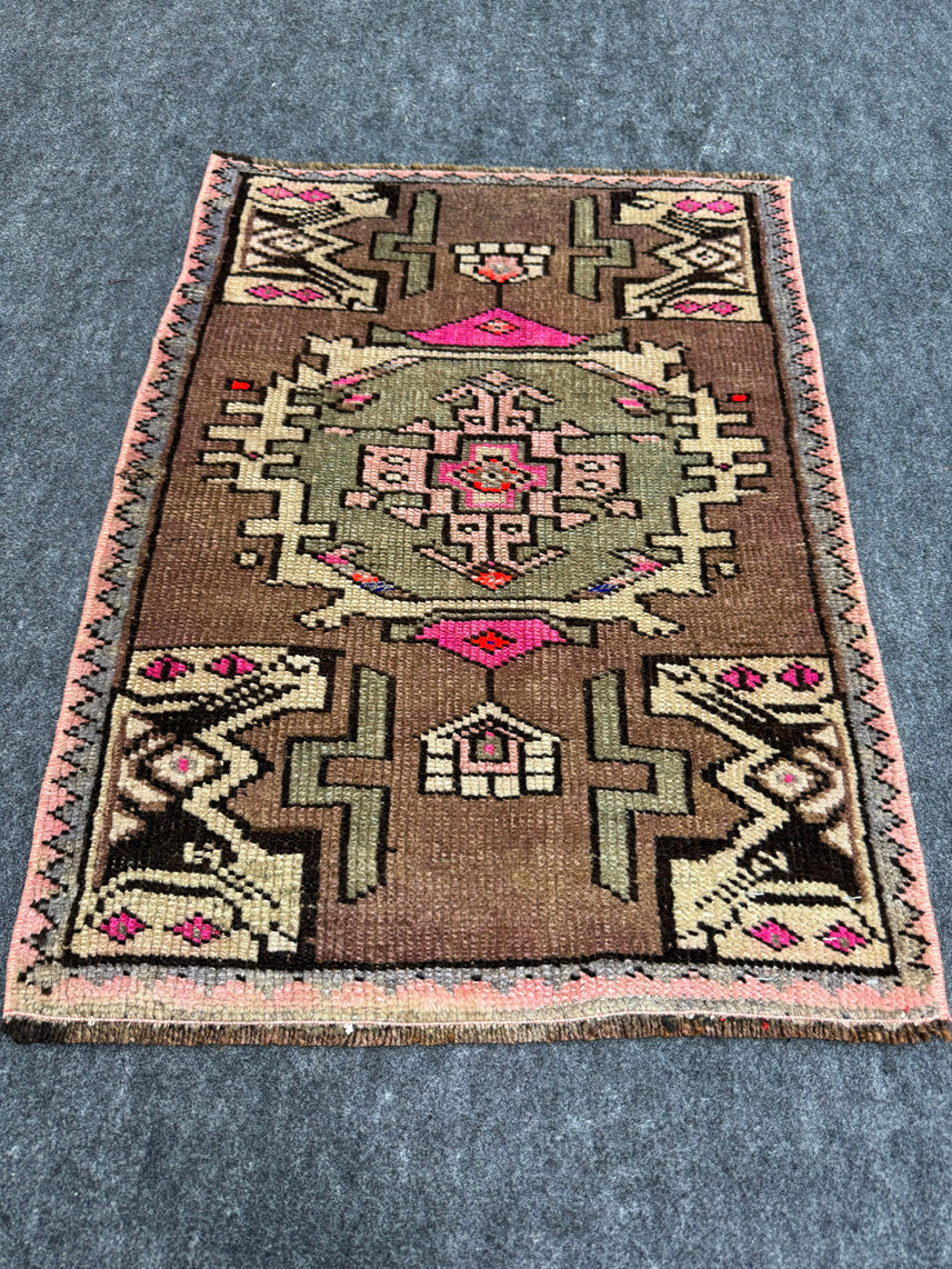 Turkish Yastik Rug 1'9" x  2'4" #23921