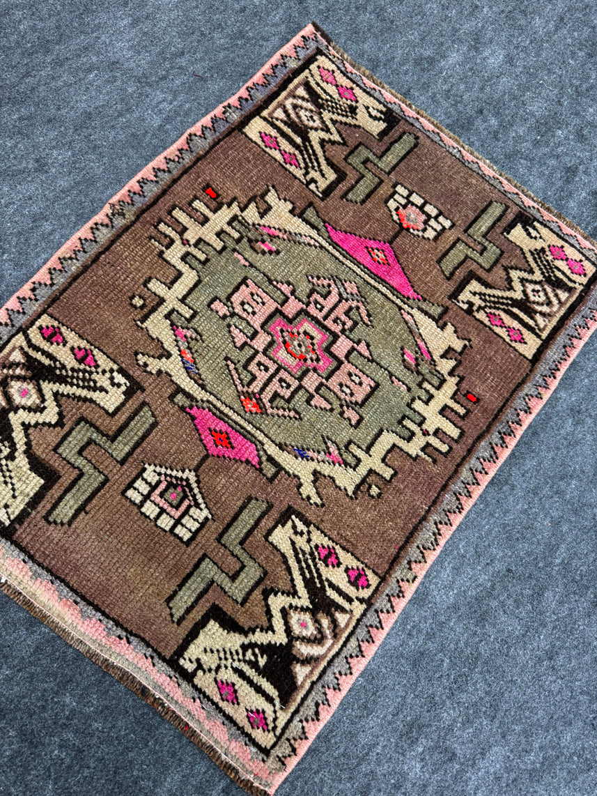 Turkish Yastik Rug 1'9" x  2'4" #23921