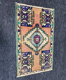 Turkish Yastik Rug  1'10" x  2'11" #23911