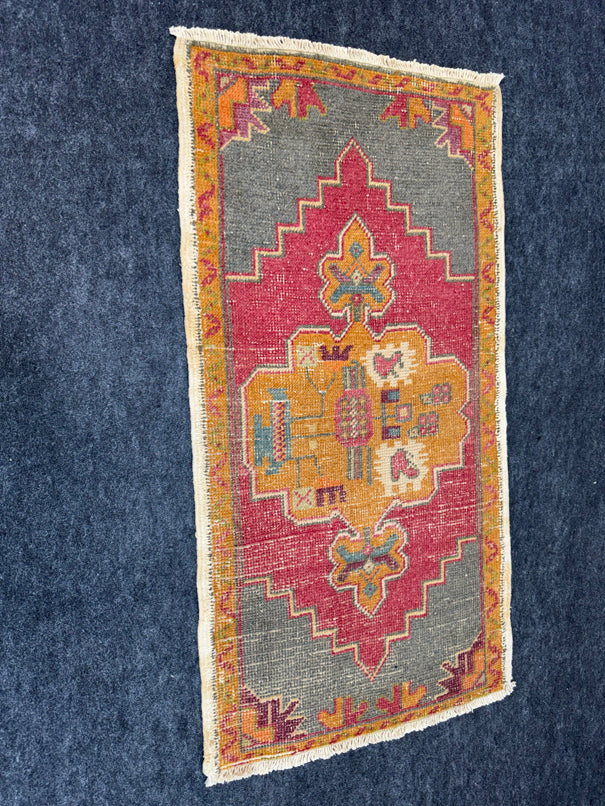 Turkish Yastik Rug  1'11" x  3'8" #23962