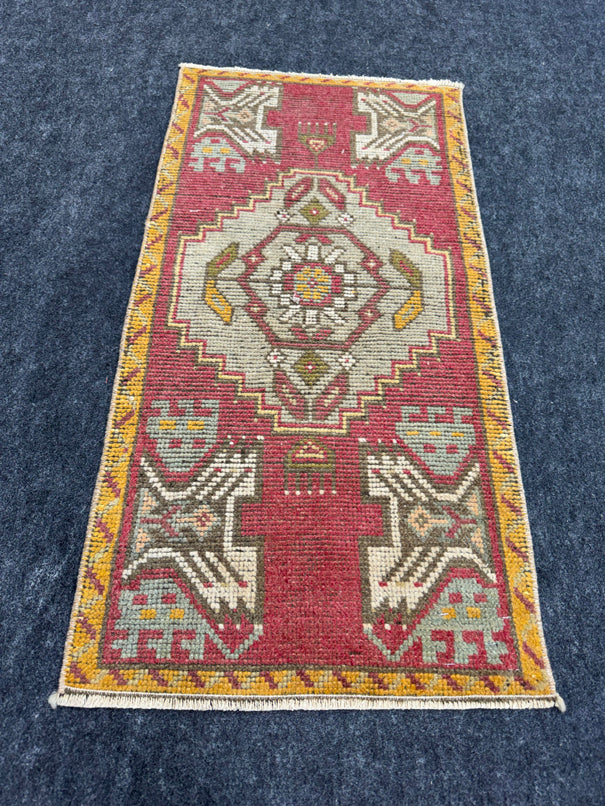 Turkish Yastik Rug  1'6" x  3' #24012