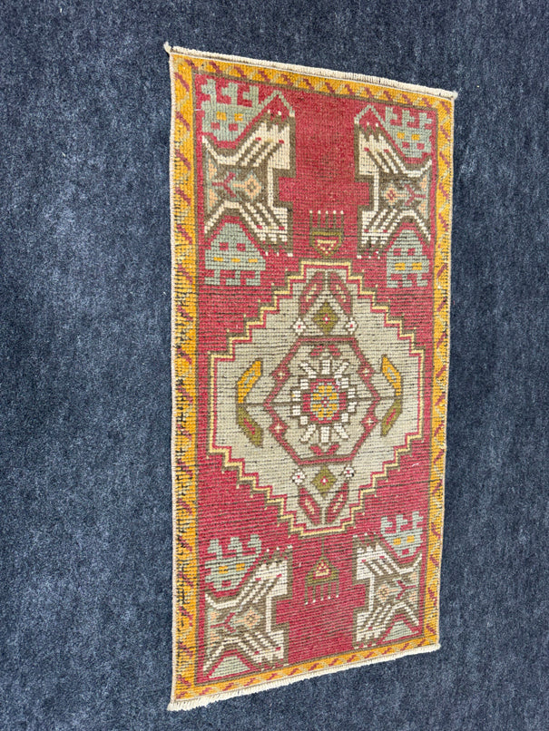 Turkish Yastik Rug  1'6" x  3' #24012
