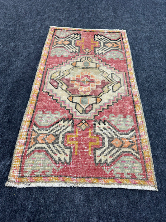 Turkish Yastik Rug  1'7" x  2'11" #24014