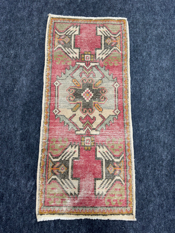 Turkish Yastik Rug  1'6" x  3'4" #24001