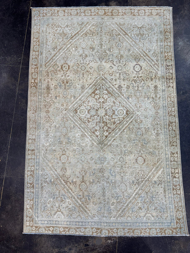 Turkish Vintage Rug  4' x 6'3" #23671
