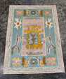 Turkish Oushak Rug 2'2" x 2'10" #24328