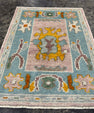 Turkish Oushak Rug 2'2" x 2'10" #24328