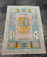 Turkish Oushak Rug 2'2" x 2'10" #24328